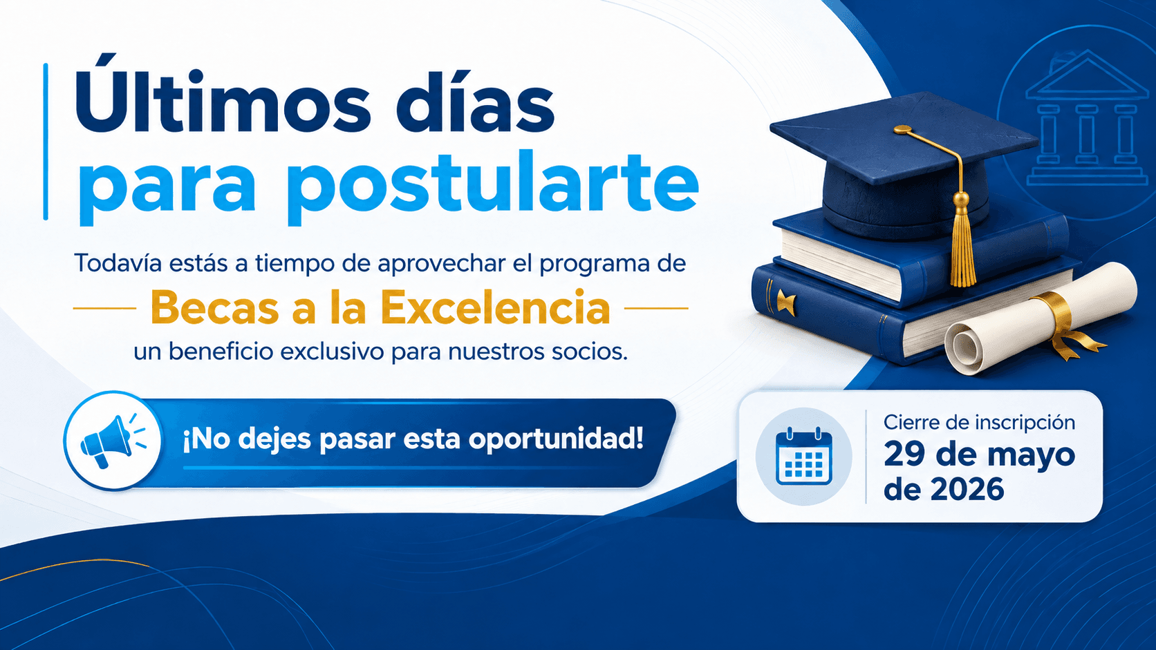 Últimos días para postularse a las Becas a la Excelencia
