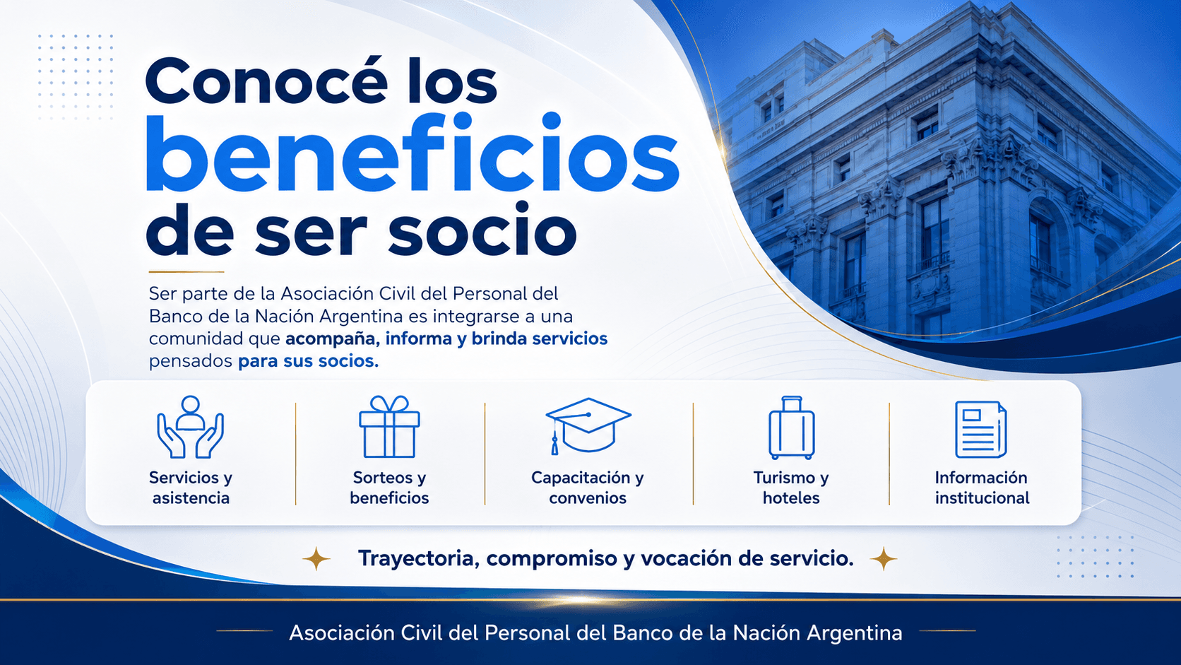 Conocé los beneficios de ser socio de la Asociación Civil